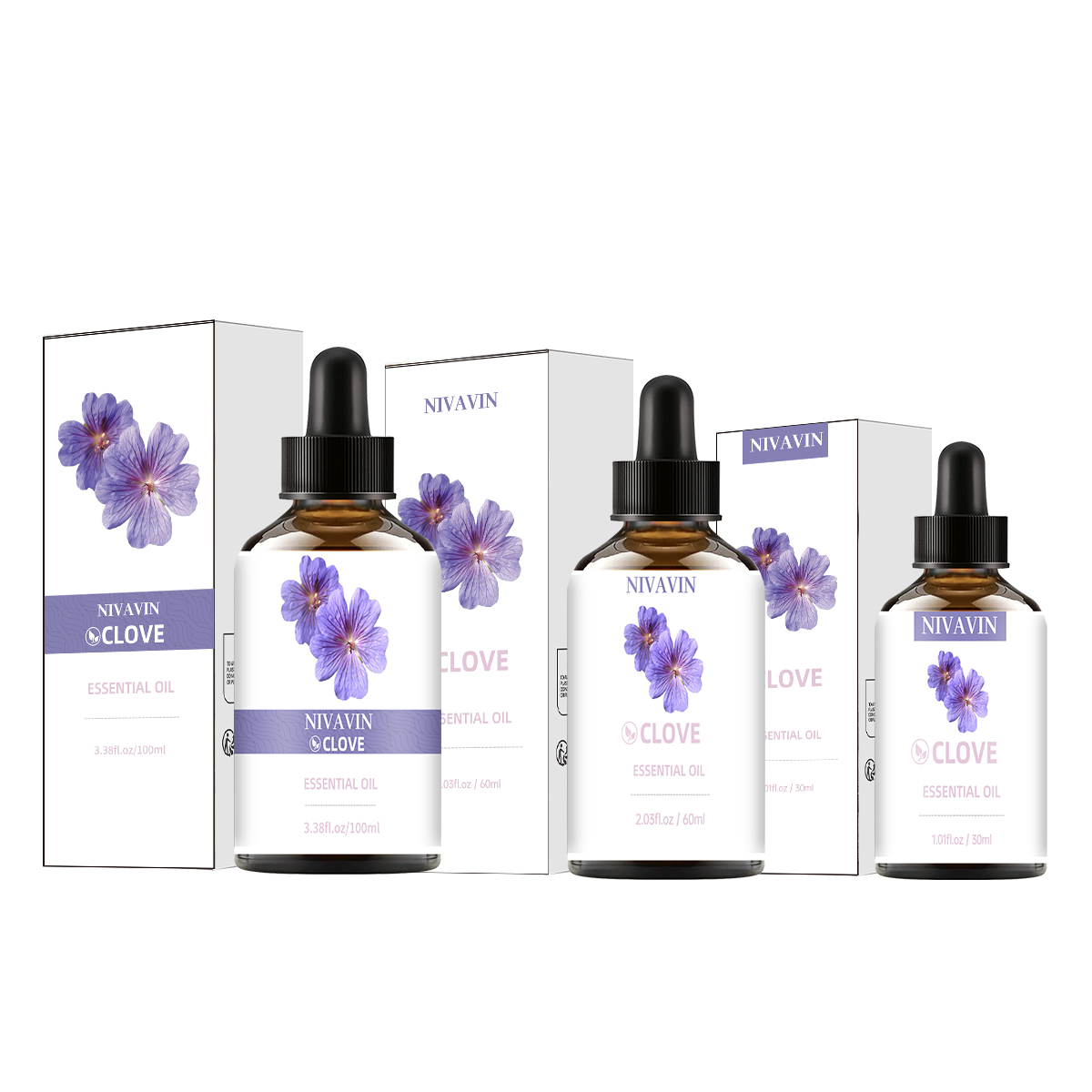 Home Fragrance Units - NIVAVIN 30ml/60ml/00ml Karanfil esansiyel yağı, doğal