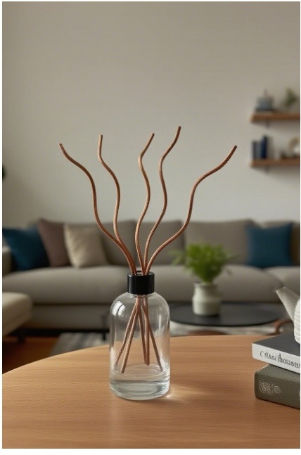Home Fragrance Refill - 20/40 Adet Uzun Dalgalı Rattan Çubuk