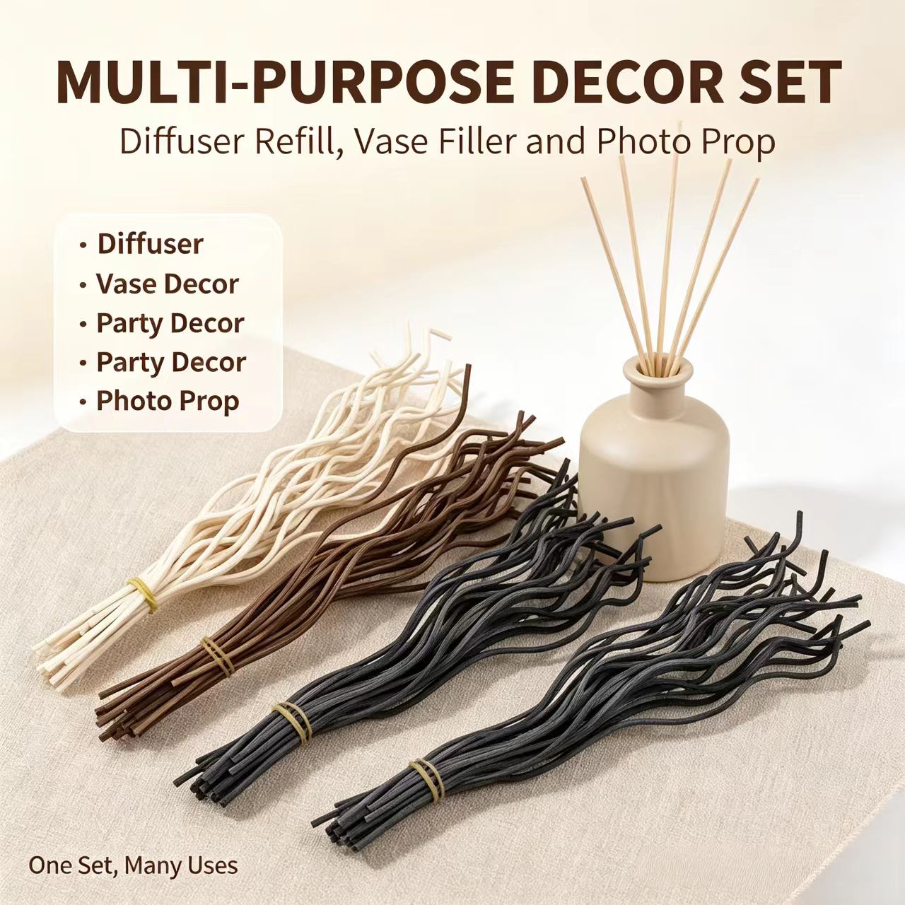 20 adet uzun dalgalı Rattan ka - Home Fragrance Tool incelemesi ve fiyatı