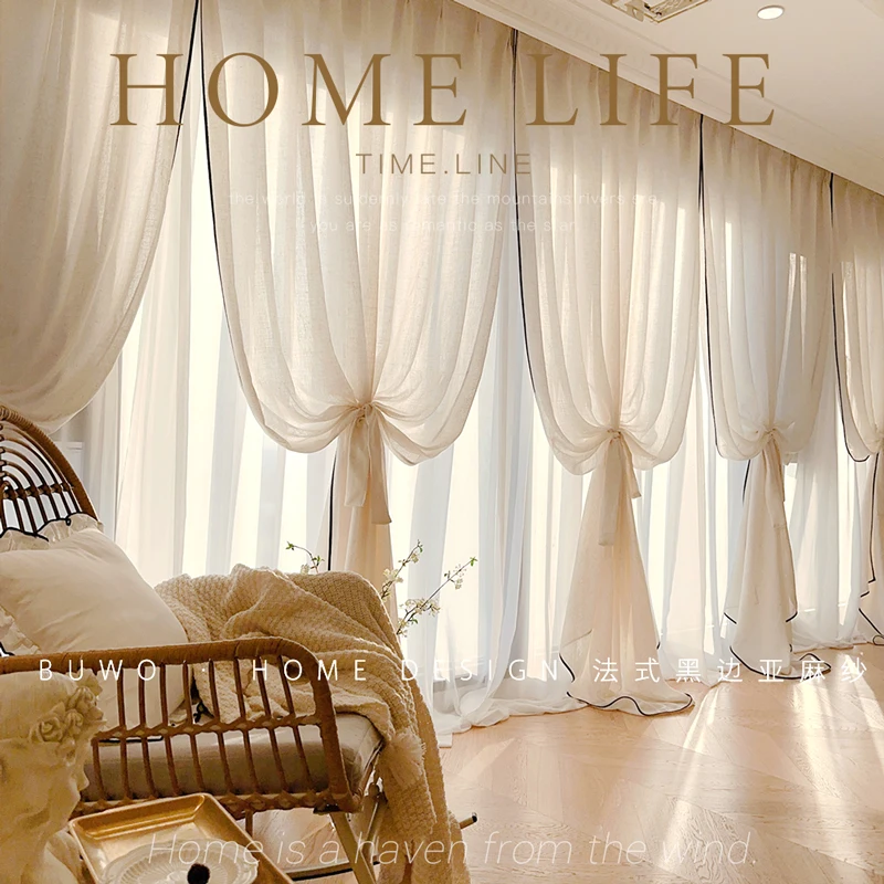 Siyah Kenarlı Keten Gazlı Bez  - Home Fragrance French incelemesi ve fiyatı