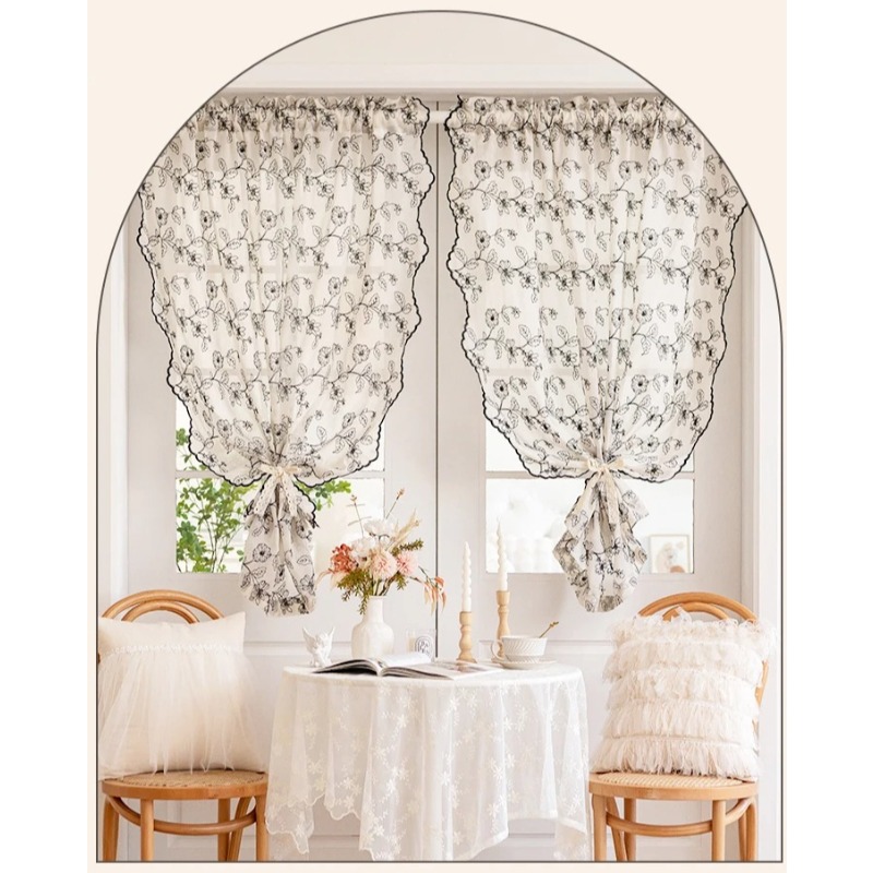 Fransız Retro Dantel Tül Perde - Home Fragrance French incelemesi ve fiyatı