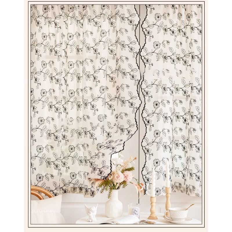 Fransız Retro Dantel Tül Perde - Home Fragrance French incelemesi ve fiyatı